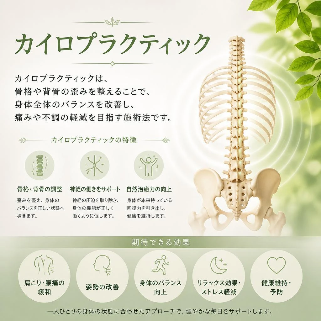 カイロプラクティックとは？