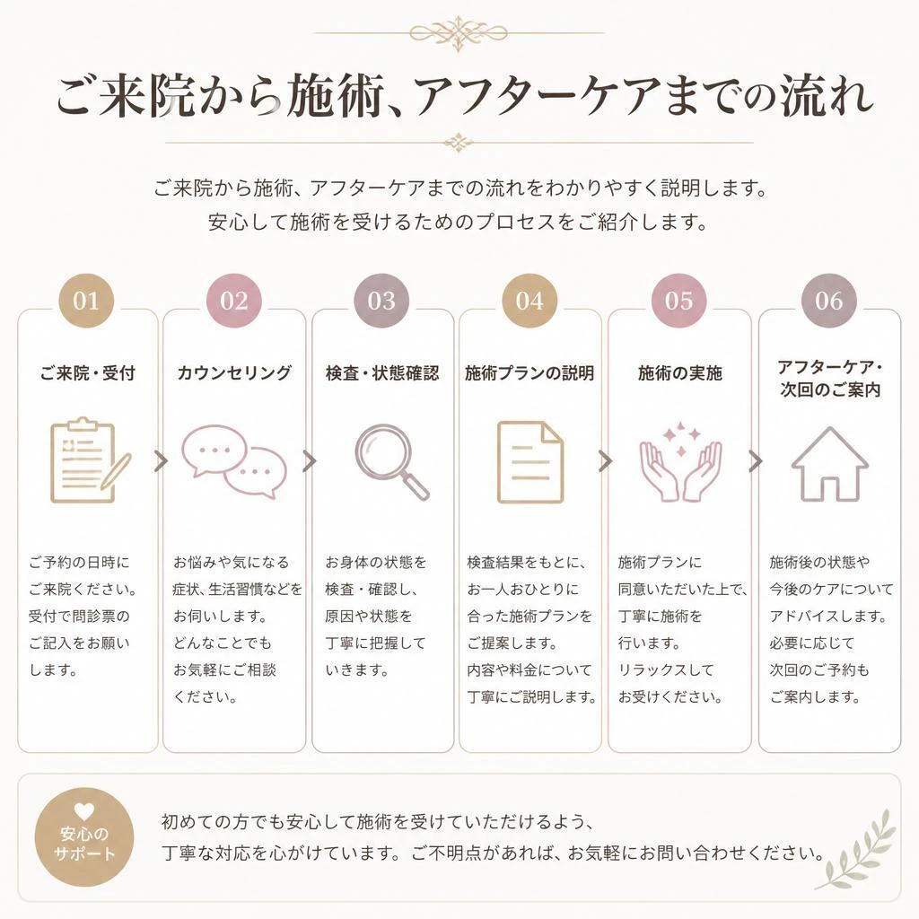 施術の流れ