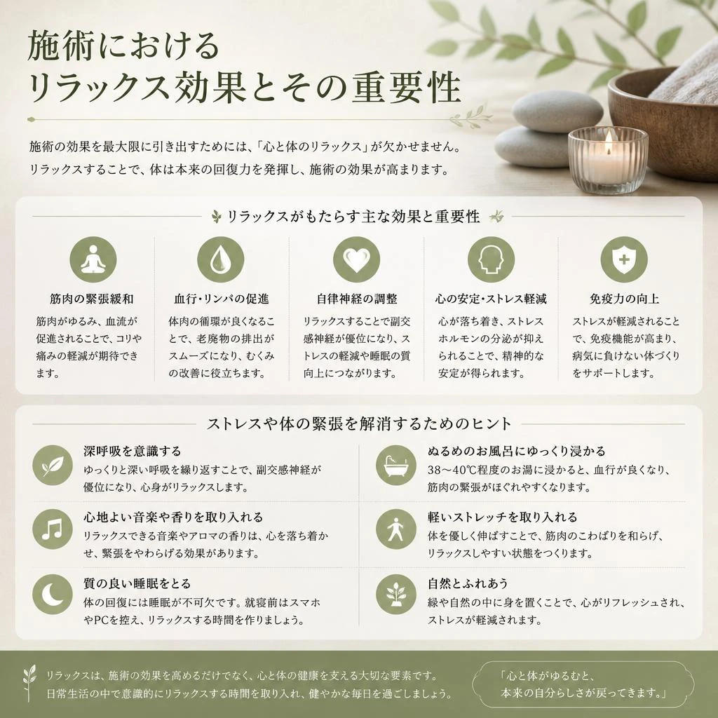 リラックスとは？